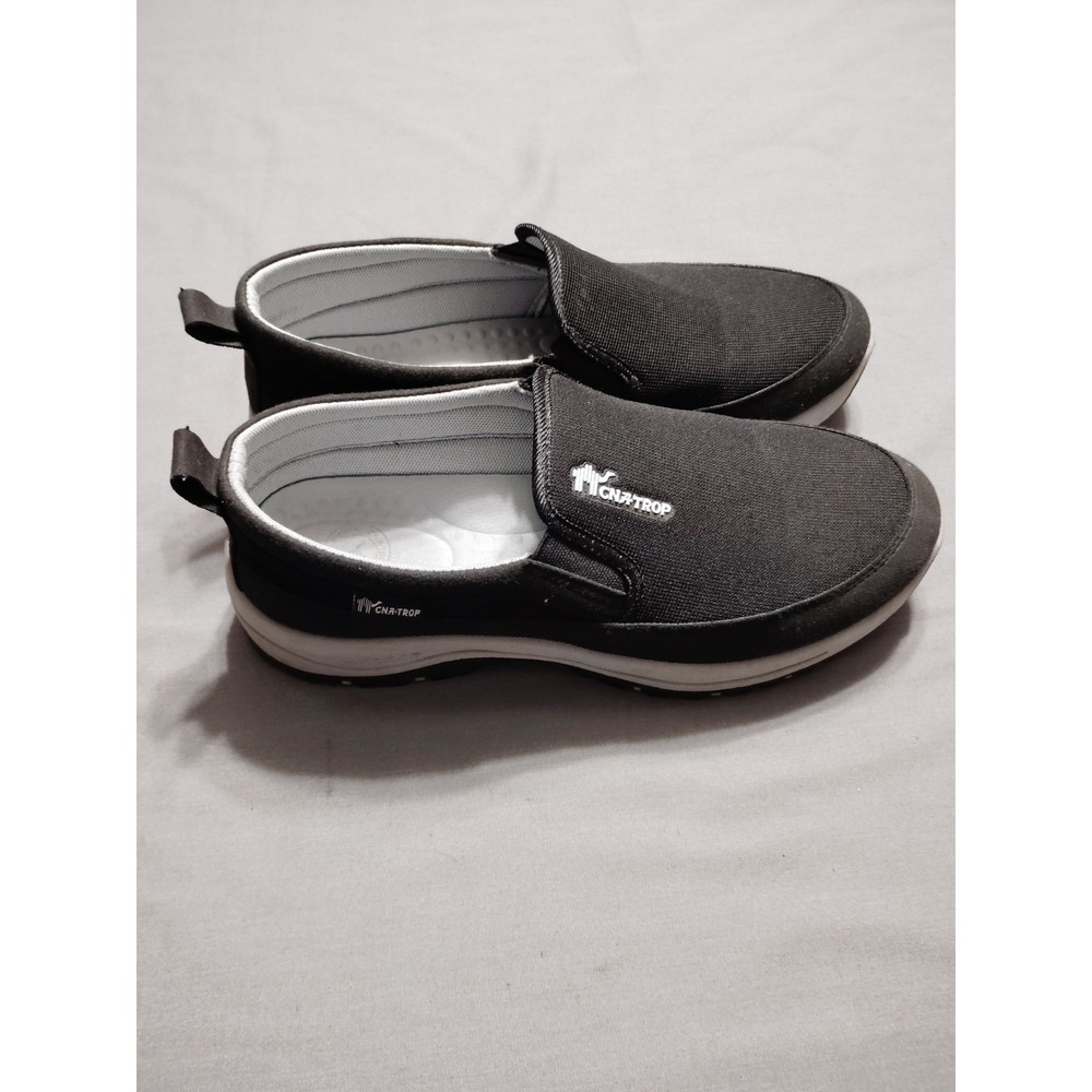 CNA-Trop‎ Slip-on Comfort Shoes Black Men 44 Arch Support Walking Orthopedic